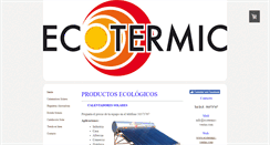 Desktop Screenshot of ecotermicsolar.com.mx
